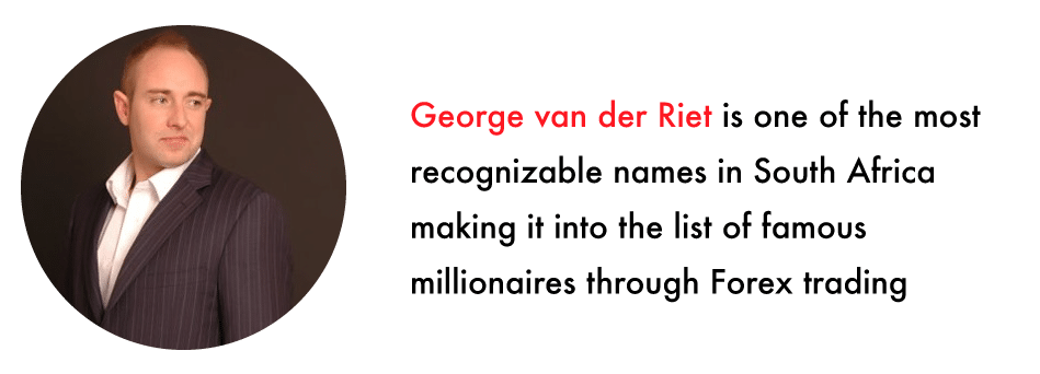 George Van Der Riet most successful forex traders in South Africa